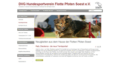 Desktop Screenshot of flotte-pfoten-soest.de