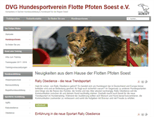 Tablet Screenshot of flotte-pfoten-soest.de